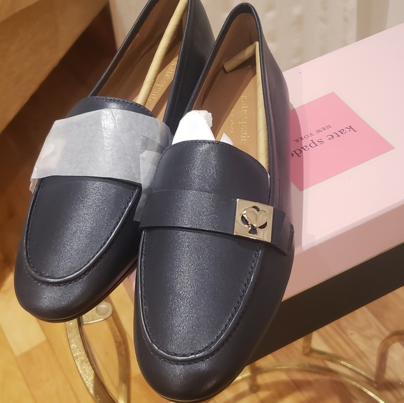 NEW kate spade shoes, size 6.5 , dark blue - Picture 5 of 6
